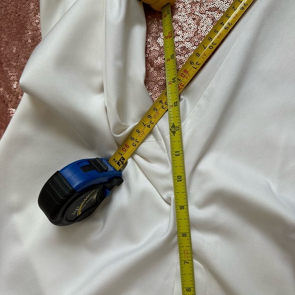 St John Collections By Mary Gray Wide Boot Pants, Color White, Sz 12. Made USA - Picture 12 of 12